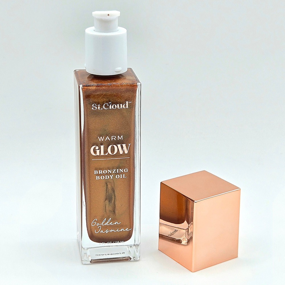 St. Cloud Warm Glow Bronzing Body Oil Golden Jasmine 4 fl oz 605923440423